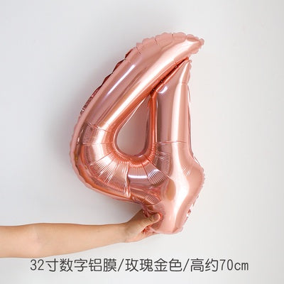 All 32inch Number Balloon No Helium 32 inch Number Balloon