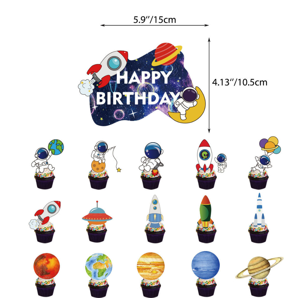 Space Astronaut Balloon Birthday Pack