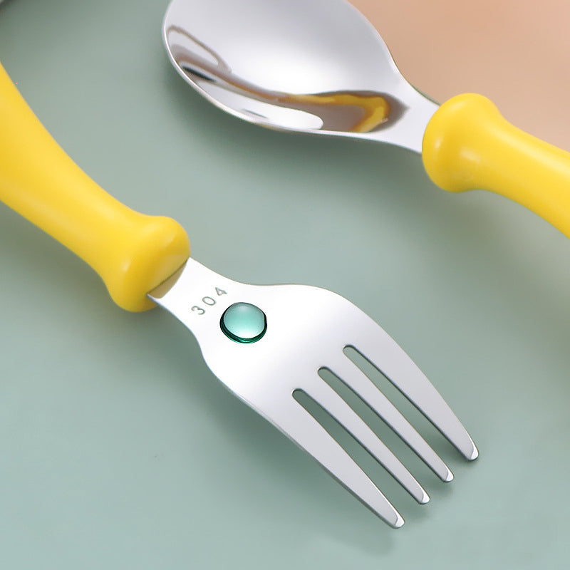 Cute Cartoon 3 in 1 Cutlery Set with Spoon Fork Chopsticks
