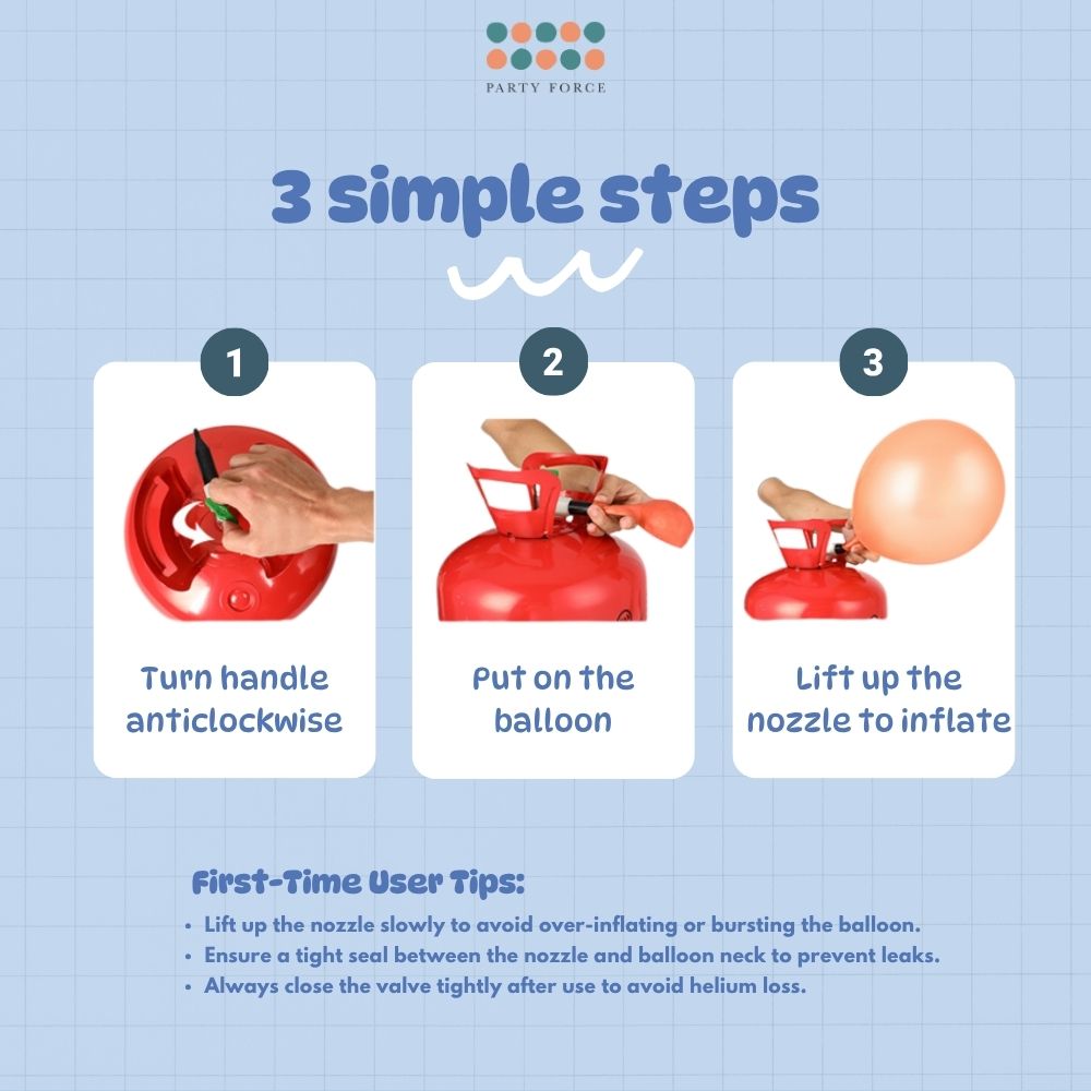 Disposable Helium Tank