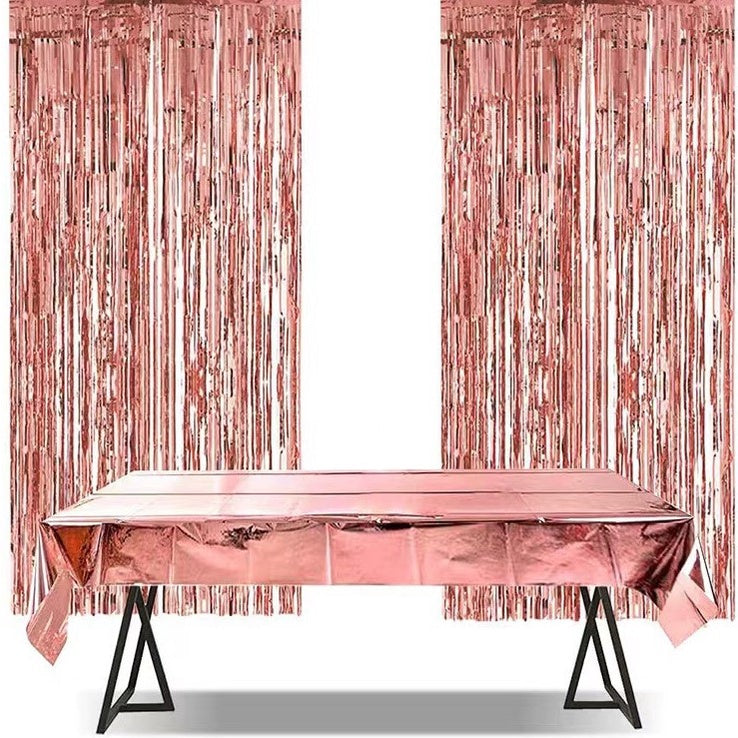 Glossy Shiny Disposable Table Cloth