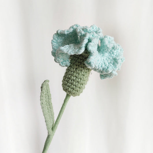Knitted Woven Carnation Handmade Flower