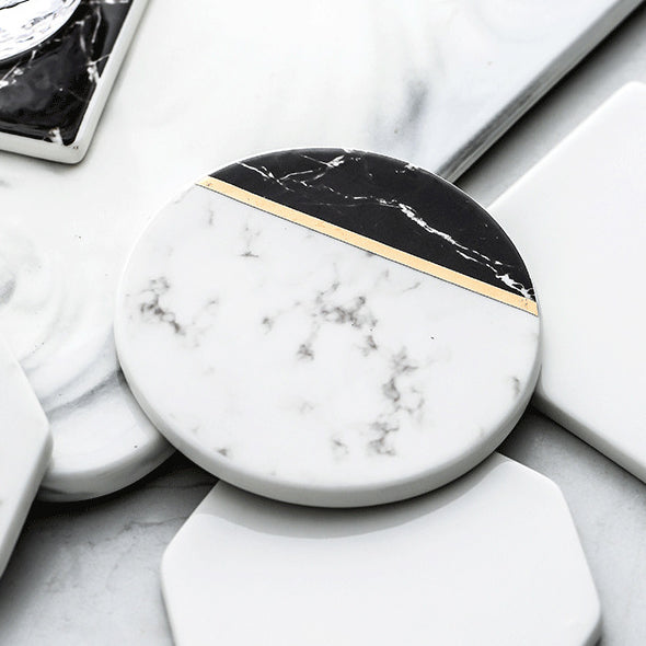 Modern Marble Shaped Coaster