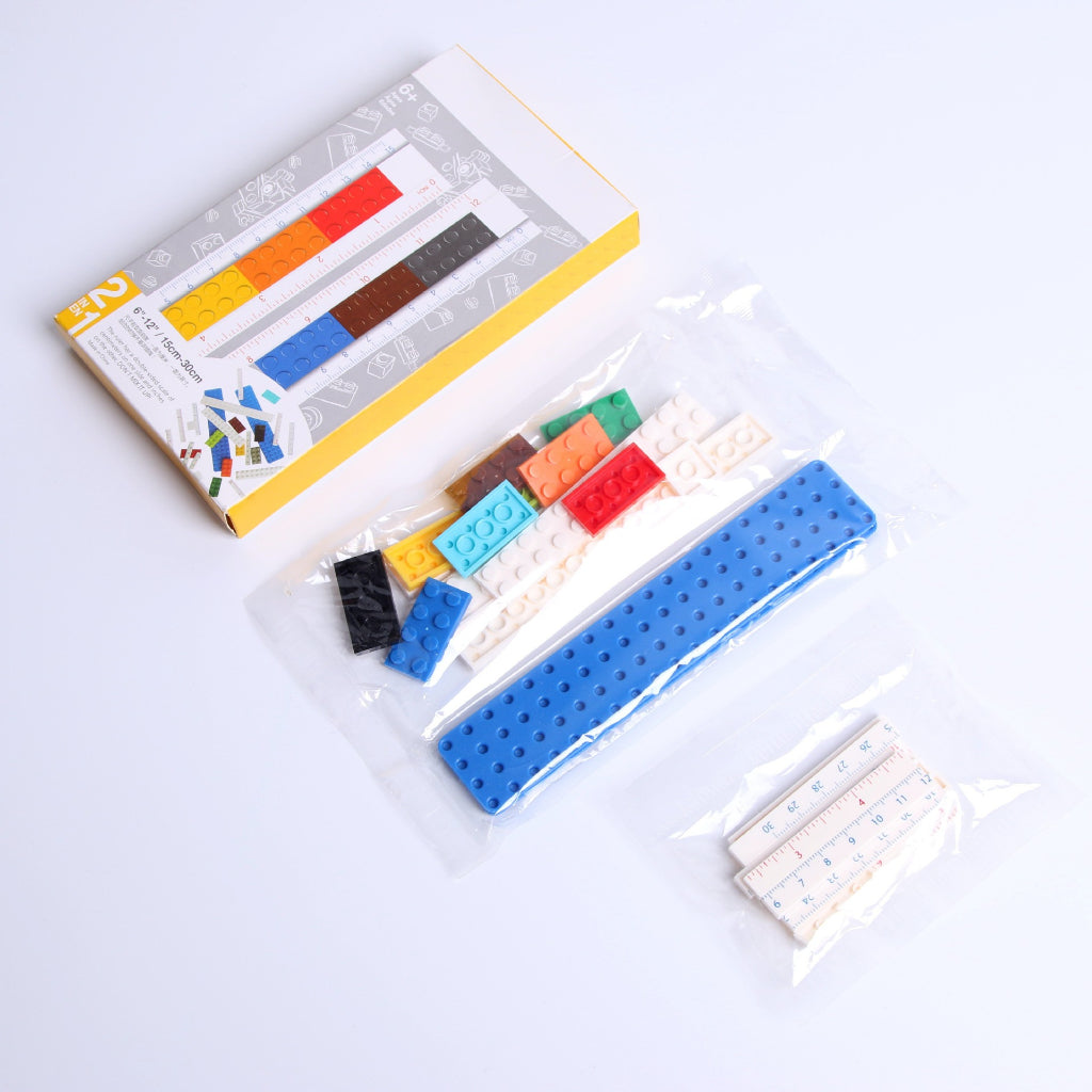 Building Bricks Ruler 15cm 30cm Stationery