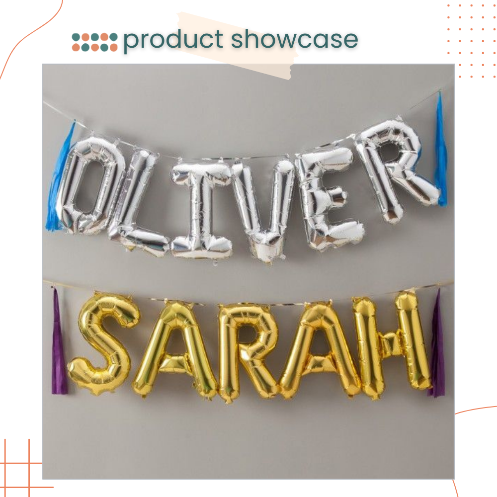 16 inch Letter Foil Balloon