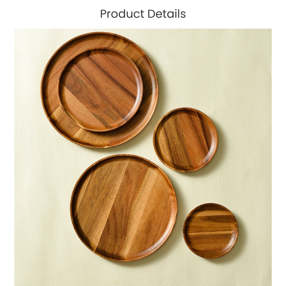 Acacia Wood Cake Stand Cake Tray With Dome for Birthday Party Wedding Event