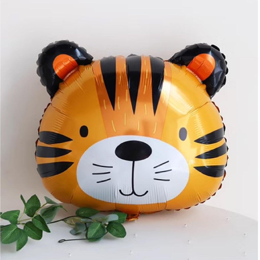 Large Cartoon Animal Head Foil Balloon Individual