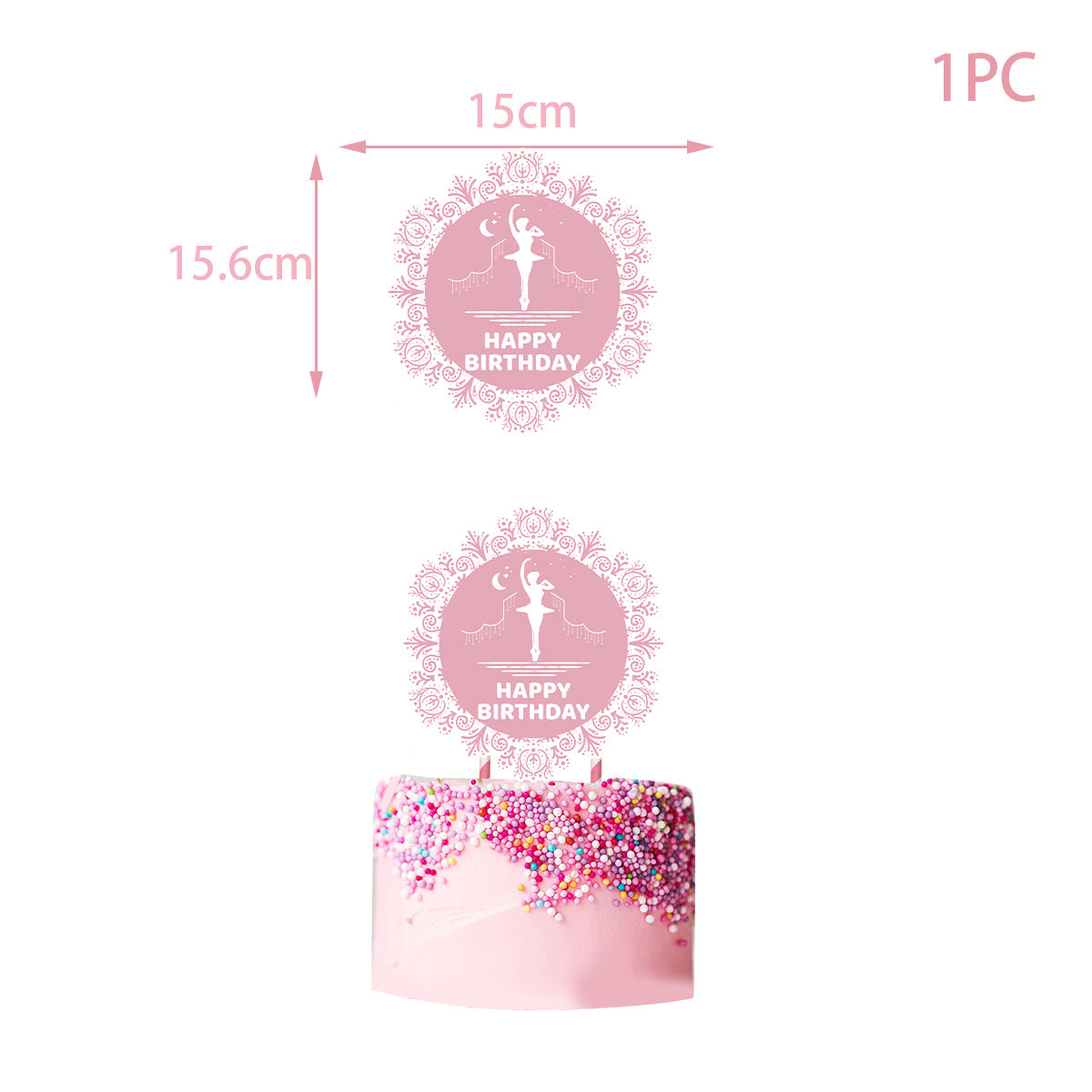 Ballerina Theme Birthday Decoration Pack
