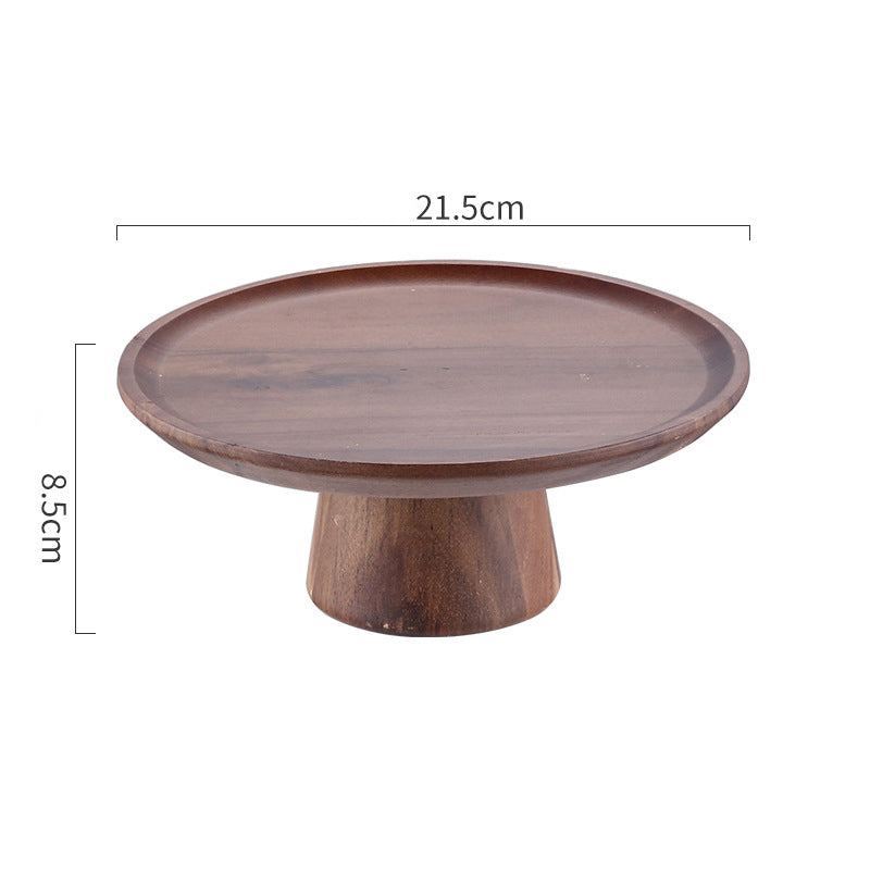 Acacia Wooden Cake Tray Stand