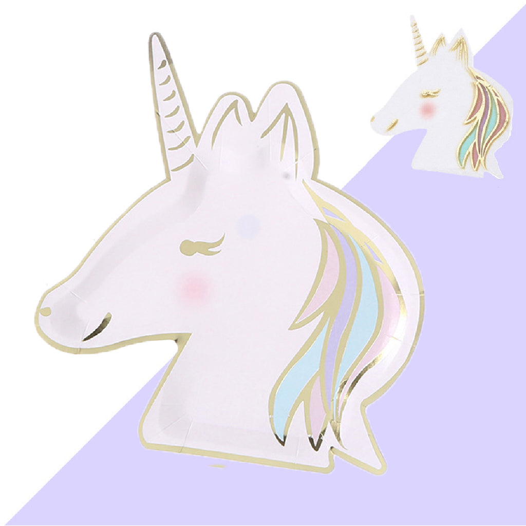 Pastel Unicorn Disposable Paper Plate (8pcs)