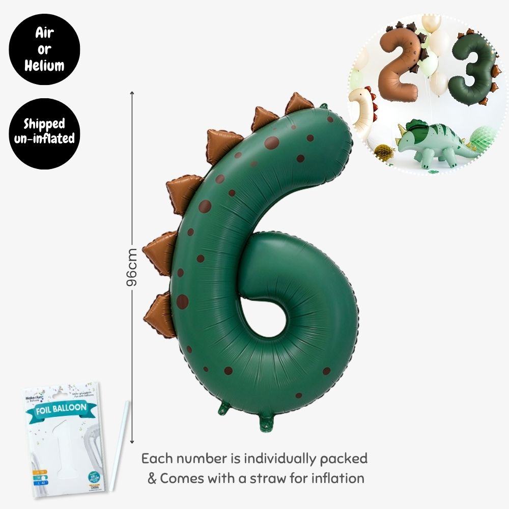 Personalised Dinosaur Theme Birthday Balloon Party Balloon Banner Decoration