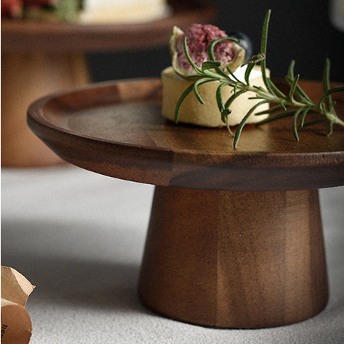 Acacia Wooden Cake Tray Stand