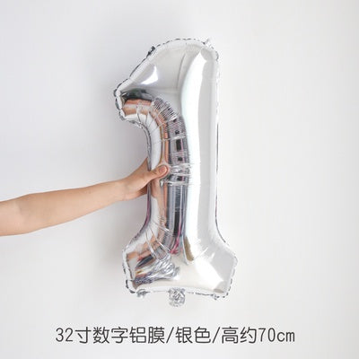 All 32inch Number Balloon No Helium 32 inch Number Balloon
