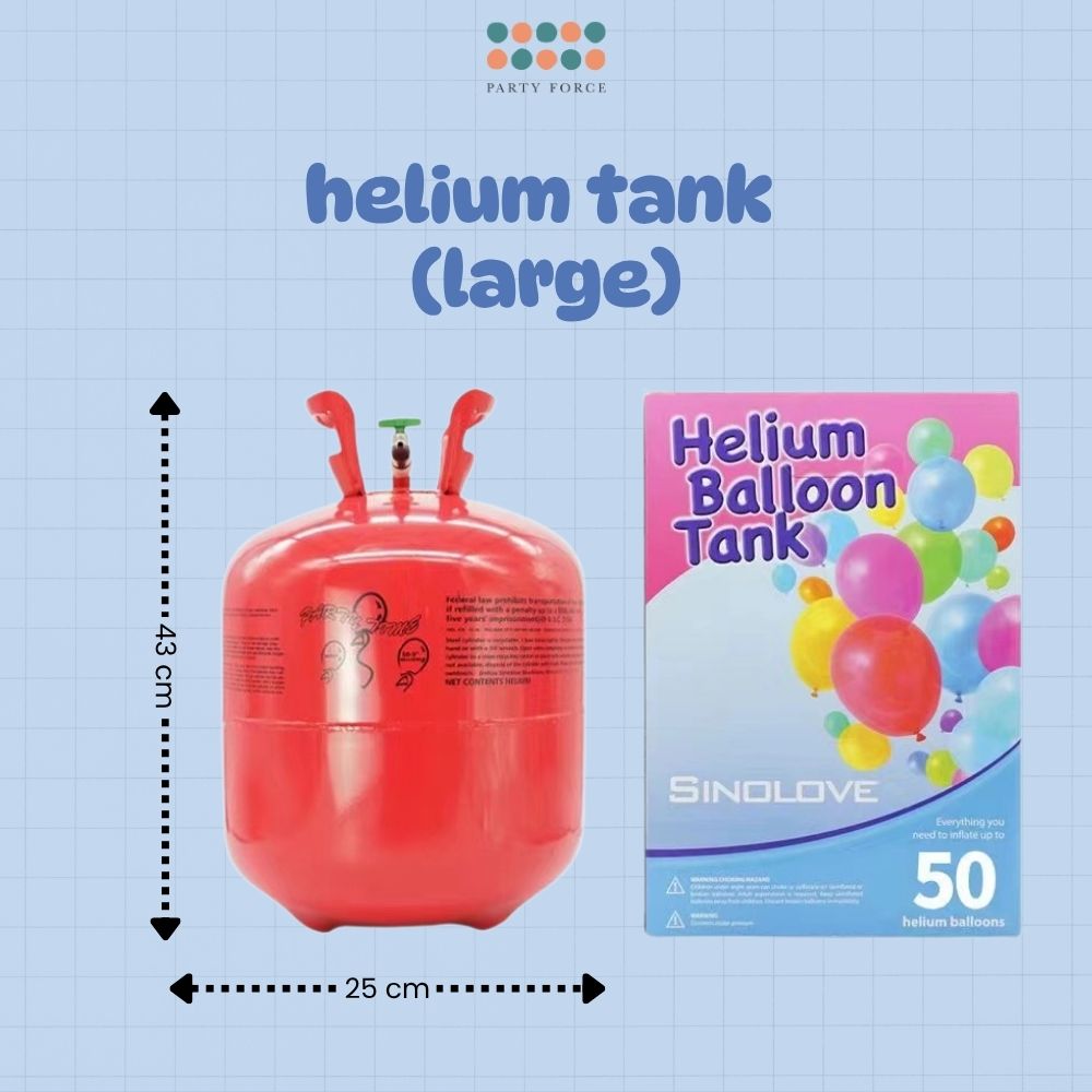 Disposable Helium Tank