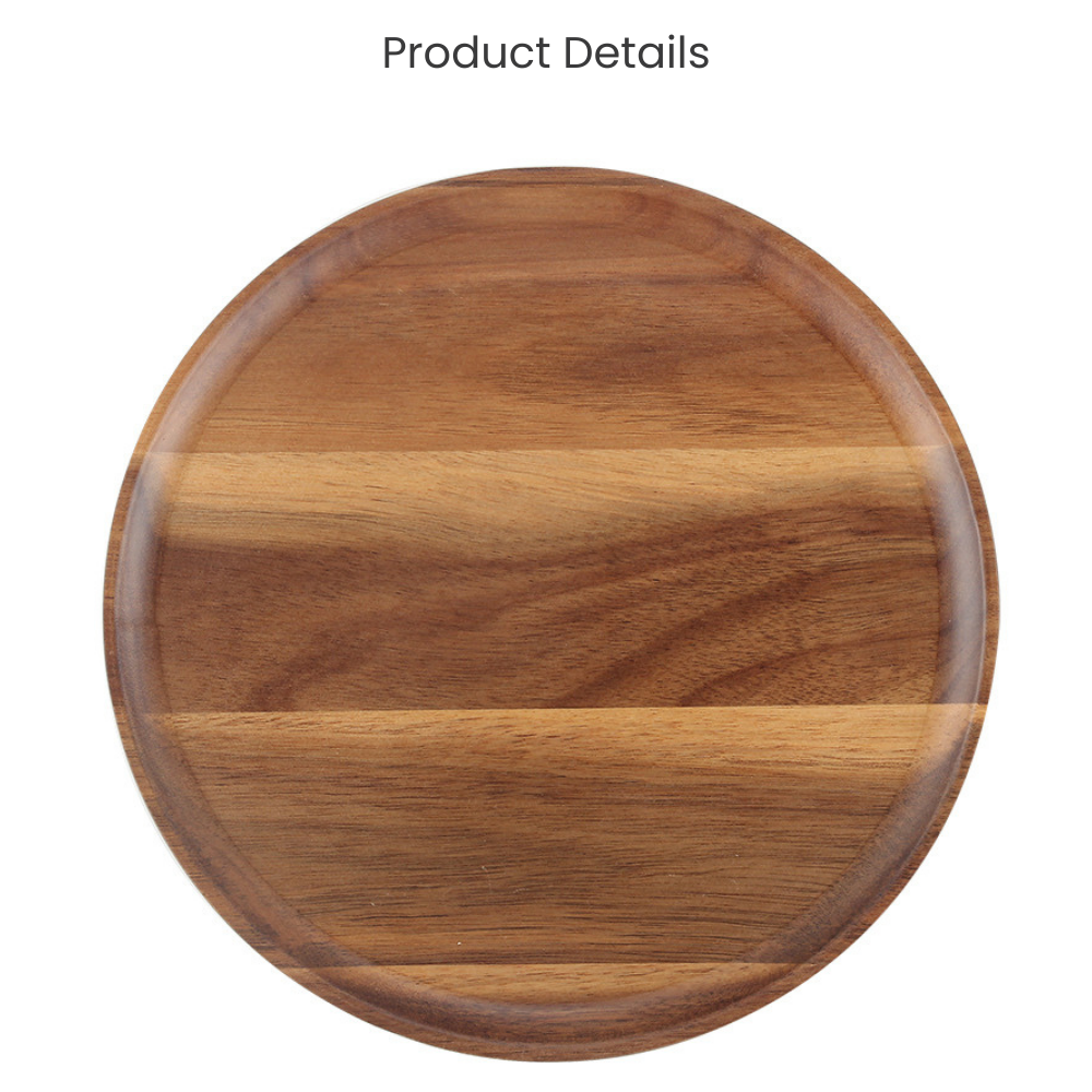 Acacia Wood Cake Stand Cake Tray With Dome for Birthday Party Wedding Event