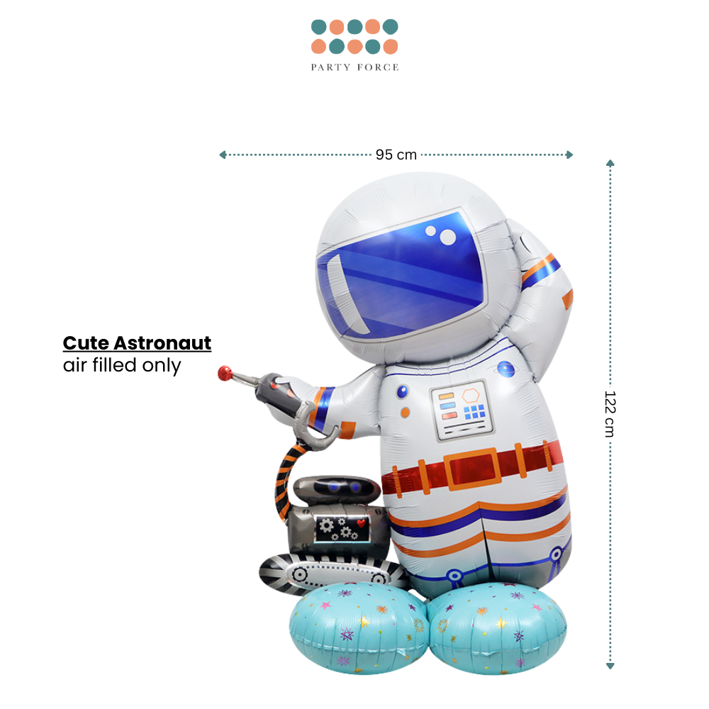 Space Theme Astronaut Foil Balloon Party Decorations