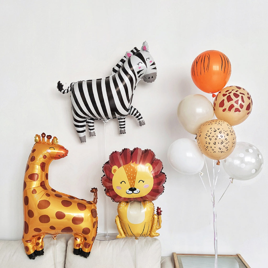Large Jungle Safari Animal Foil Balloon Individual