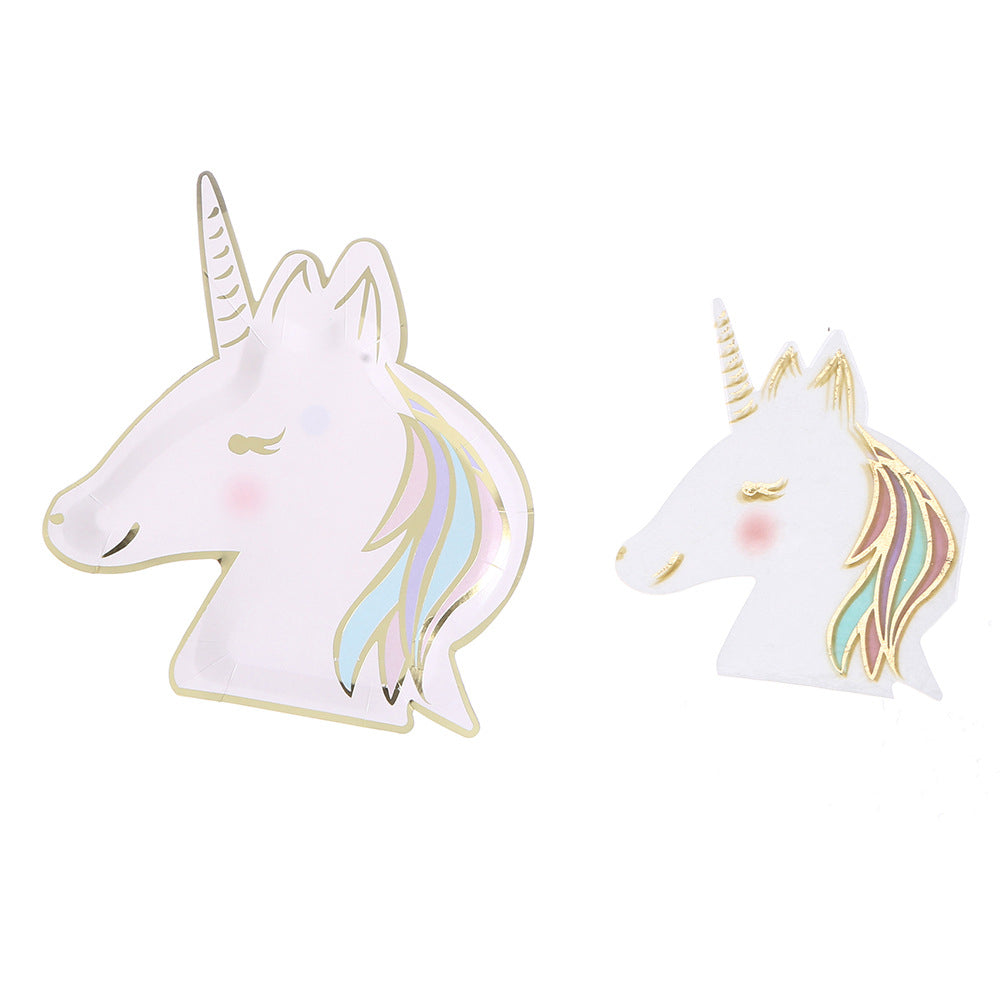 Pastel Unicorn Disposable Paper Plate (8pcs)