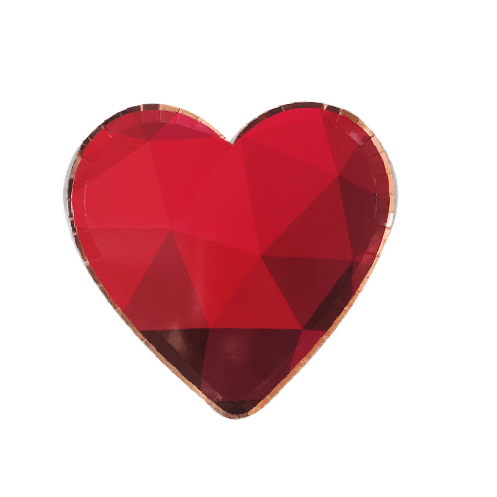Disposable Heart Shaped Tableware