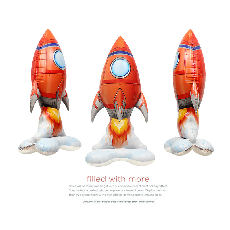 Space Theme Astronaut Foil Balloon Party Decorations