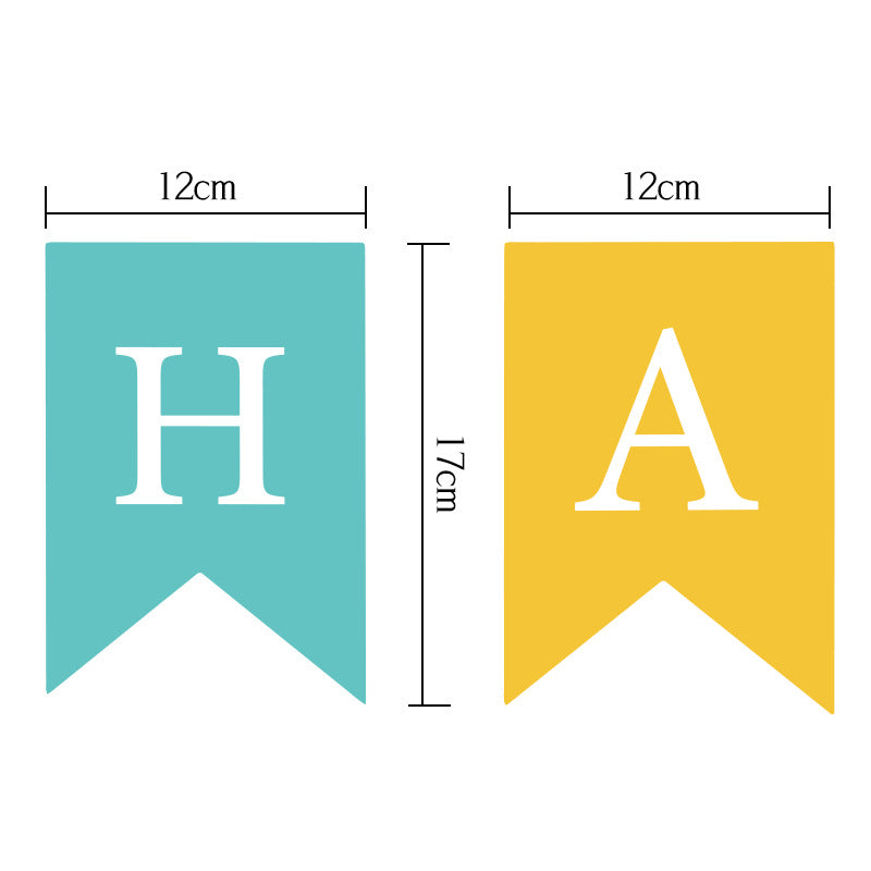 Classic Happy Birthday Banner - Candy