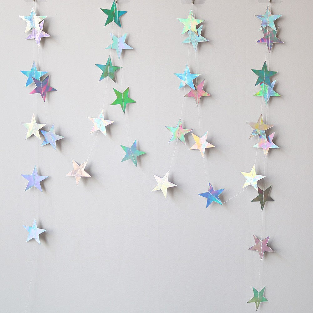 Star Banner Garland (reflective)