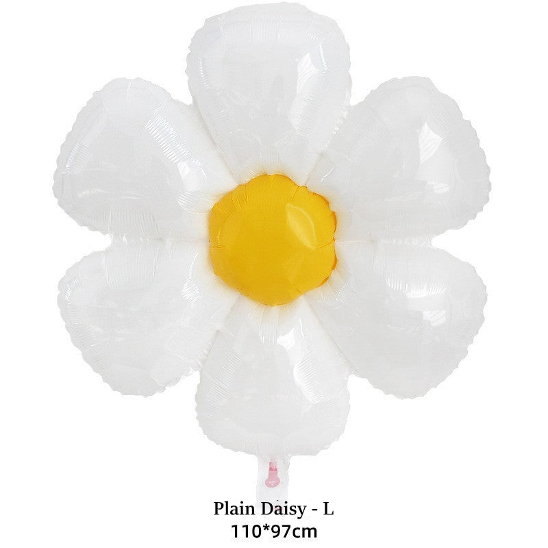Smiley Daisy Theme Balloon