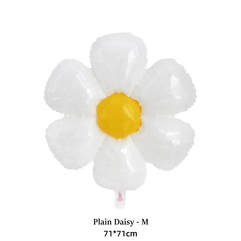 Smiley Daisy Theme Balloon