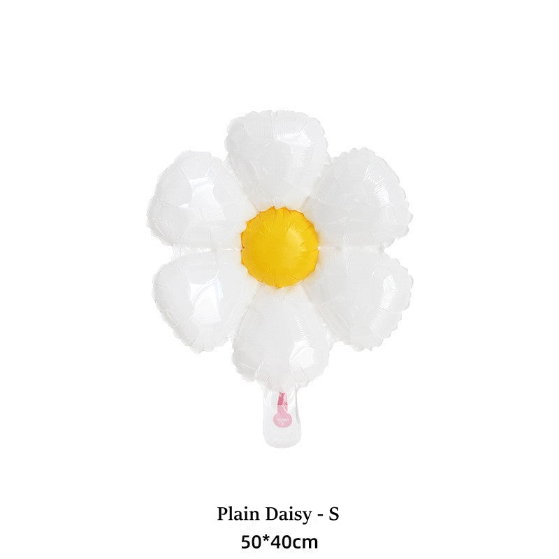 Smiley Daisy Theme Balloon