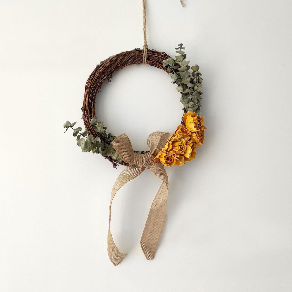 Handmade Dried Flower Wreath Decoration