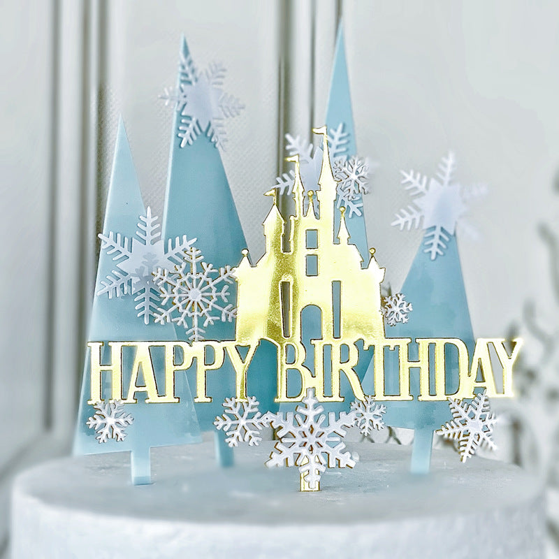 Castle Birthday Cake Topper