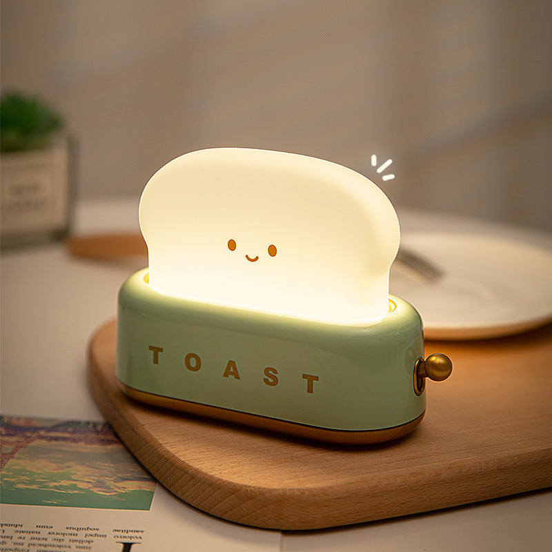 Toast Light Warm White LED Night Desk Lamp