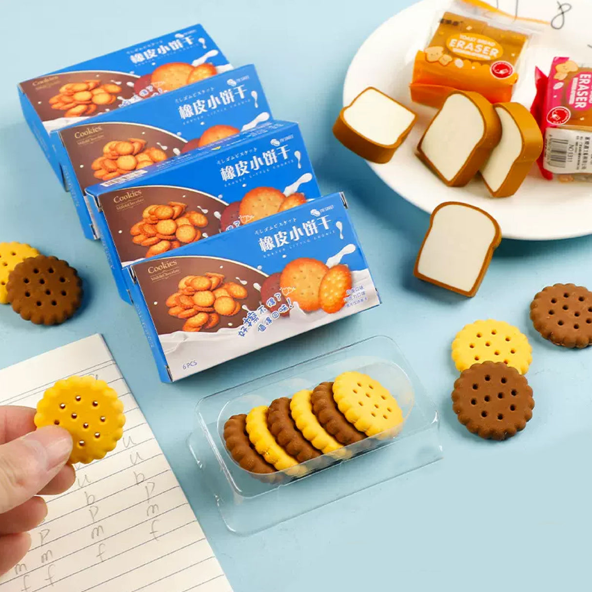 Creative Cute Food Eraser Stationery