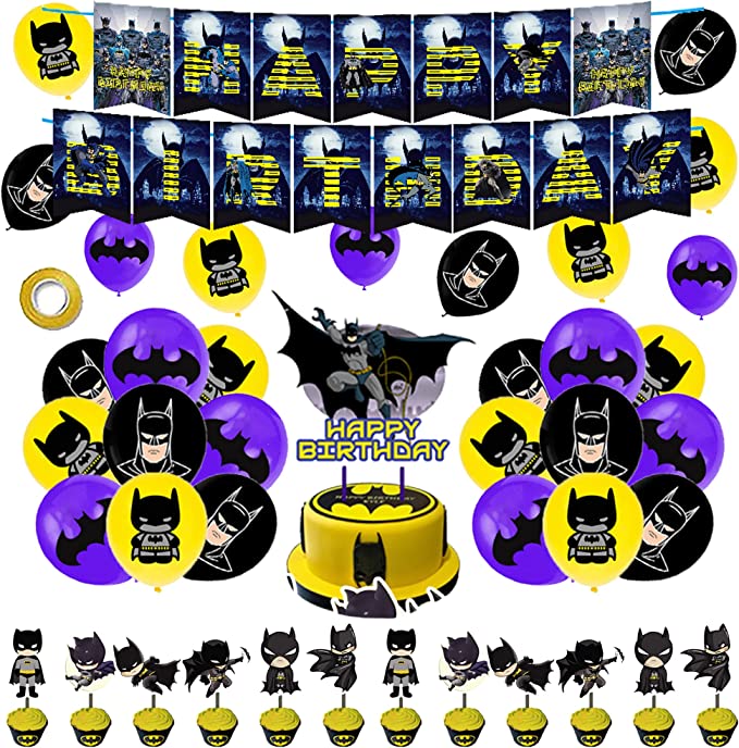 Batman Balloon Birthday Set 1