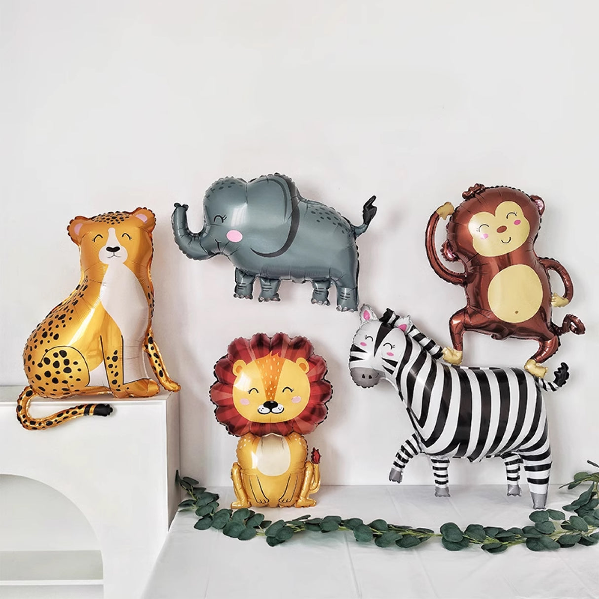 Large Jungle Safari Animal Foil Balloon Individual