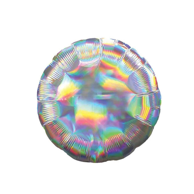 18 inch Laser Iridescent Shape Foil Balloon