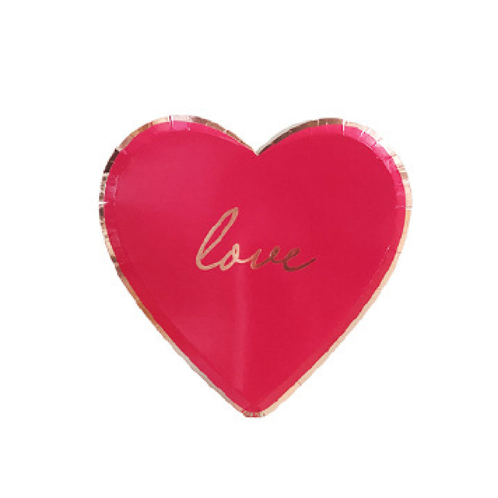 Disposable Heart Shaped Tableware