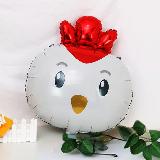 Large Cartoon Animal Head Foil Balloon Individual