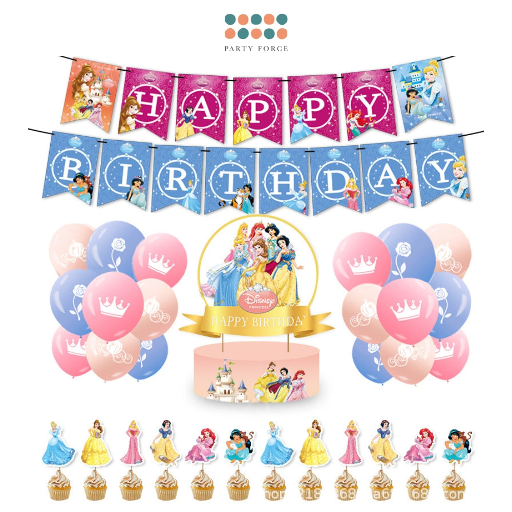 Disney Princess Theme Birthday Decoration Pack