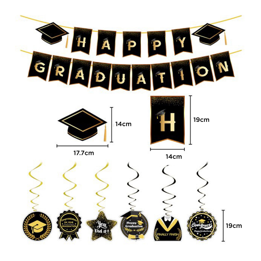 Happy Graduation Congratulations Balloon Pack