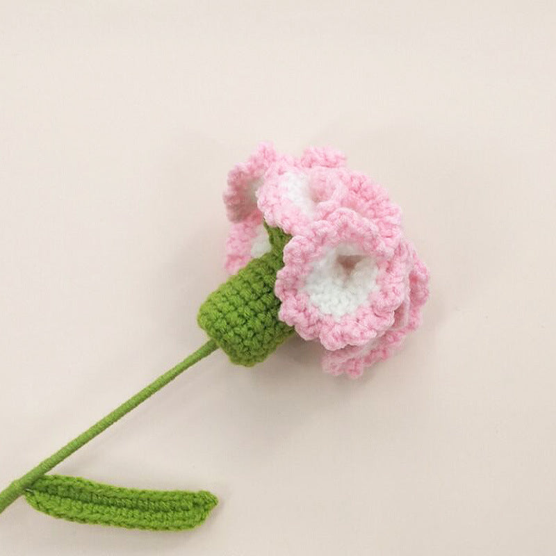 Knitted Woven Carnation Handmade Flower