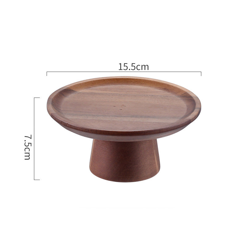 Acacia Wooden Cake Tray Stand