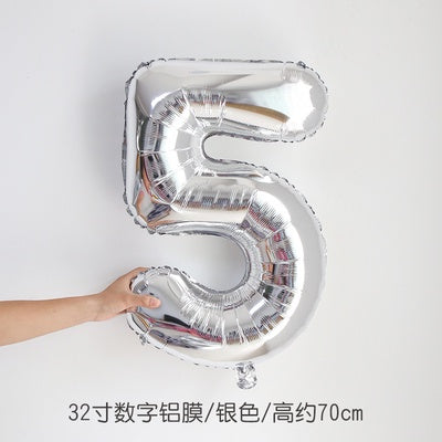All 32inch Number Balloon No Helium 32 inch Number Balloon