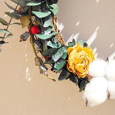 Handmade Dried Flower Wreath Decoration