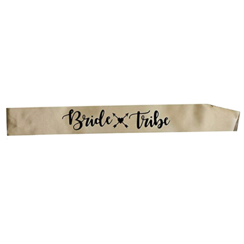 Bride To Be Bride Tribe Sash - Champagne Set
