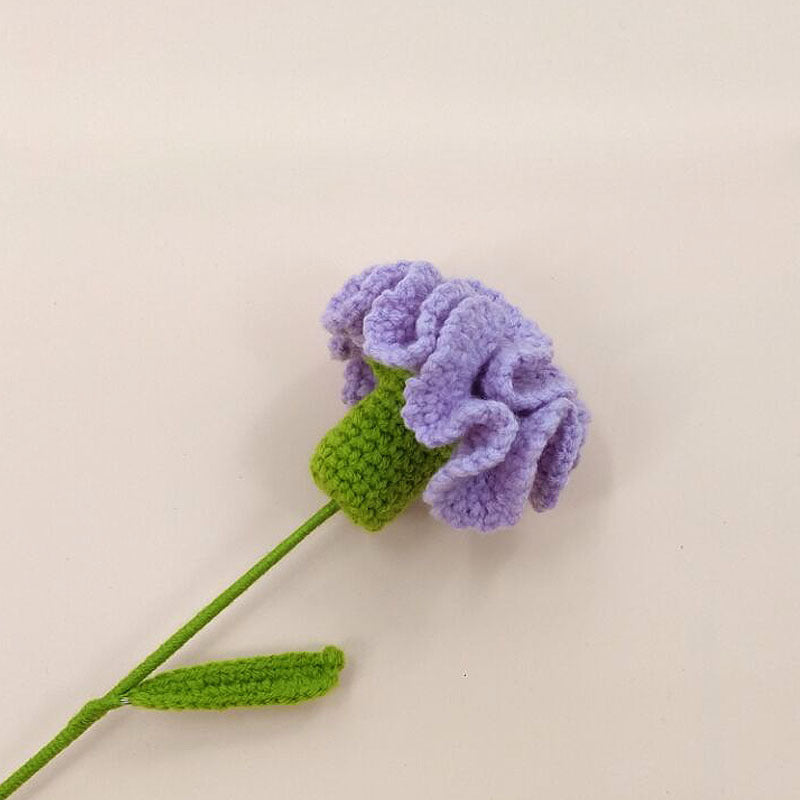Knitted Woven Carnation Handmade Flower