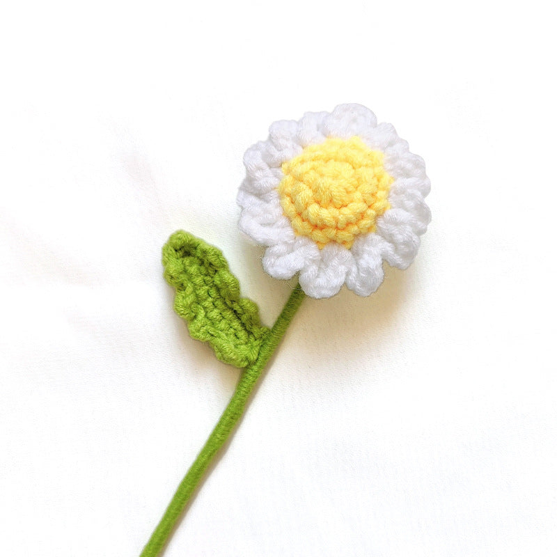 Knitted Woven Chamomile Handmade Flower