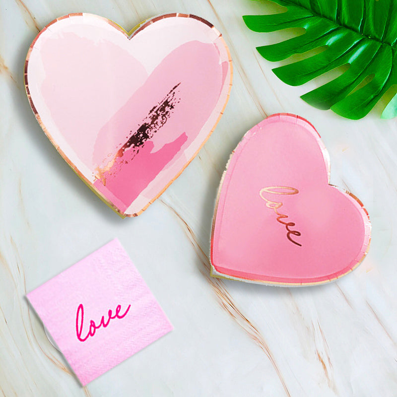 Disposable Heart Shaped Tableware