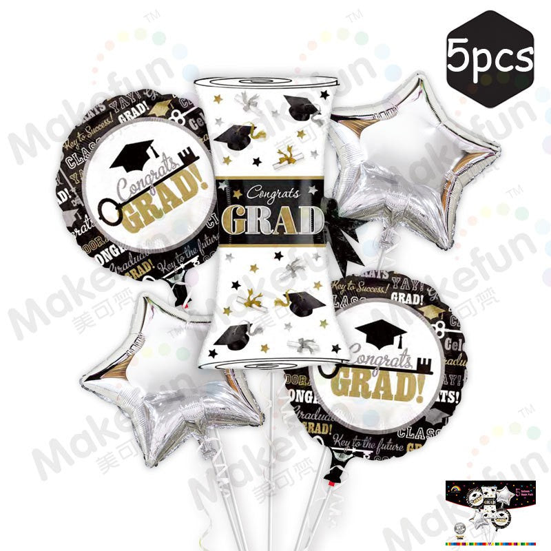 Graduation Bouquet Set - White