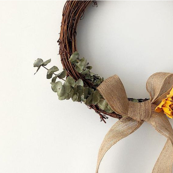 Handmade Dried Flower Wreath Decoration